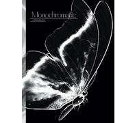 Monochromatic coffee table book- decorative black and white butterfly cover design: A Large Statement Table Book (HARDCOVER) | Decoration for Home | Miscellaneous coloured pictures