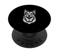 Monochrome Canine PopSockets Adhesive PopGrip