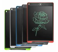 Monochrome LCD Writing Tablet for Kids Gift Toy Electronic Digital Drawing Board Graphics Large & Medium Size Tablets (Red, 10 inches Screen)