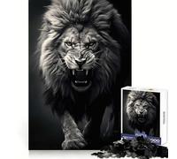 Monochrome Majesty 1000 Piece Jigsaws for Teenagers Puzzle Creative Play Fine Thick Real Challenge (38x26cm)
