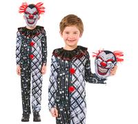 Rubies Official Terror Clown Costume, Adult Fancy Dress, Size S Halloween