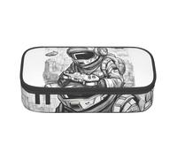 Monochrome Sketch Style Gaming Large Capacity Storage Bag, fit for Travel, Office Supplies, Makeup, and Desk Organization