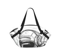 Monochrome Sketch Style Gaming Print Foldable Camping Bag Duffle Bag Waterproof Travel Bag Camping Mattress For Outdoor Park Beach
