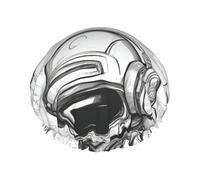 Monochrome Sketch Style Gaming Print Soft Shower Cap for Women Men Reusable hat Lightweight hat and Bath Hair Cap