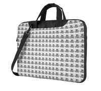 Monochrome Sketch Style Gaming Print Women Men Portable Laptop Bag For Accessory Casual Office Travel Use Shoulder Bags