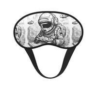 Monochrome Sketch Style Gaming Sleep Mask 100% Light Blocking Eye Mask for Sleeping, Sleep Mask for Unisex for Travel/Nap