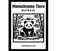 Monochrome Tiere Malbuch