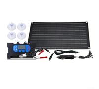 Monocrystalline 40W solar panel with photovoltaic controller designed to maximize energy absorption and provide steady outdoor power supply (50A)
