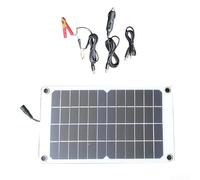 Monocrystalline Bendable Charger, Semi-Flexible Solar Panel 10W 12V Monocrystalline, Bendable PV Module for Car Roof Tent Cabin, Portable Outdoor Charger