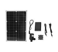 Monocrystalline Solar Panel 20W High Efficiency Portable Solar Charger with Battery Box Water Pump for Outdoor Camping Boating