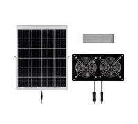 Monocrystalline Solar Panel Fan Kit 50W Weatherproof | 50W high-efficiency panel, fan system, for rapid heat removal, , for fresh air intake