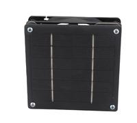 Monocrystalline Solar Panel Fan, Solar Powered Exhaust Fan, Adjustable Angle Silent Ventilation for Chicken Coop Greenhouse, 3W 6V Integrated Solar Exhaust Vent Fan with Durable Pl