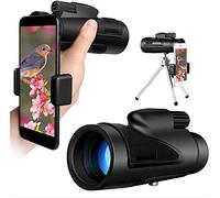 Monocular 12×50 HD High Power Low Light Night Vision Waterproof Monocular For Mobile Phone Bird Watching Hiking Camping Sightseeing -