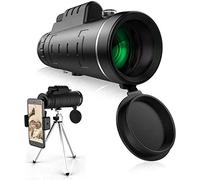 Monocular, 12x50 High Power HD Monocular For Bird Watching Adults With Smartphone Holder Prism For Wildlife Hunting Camping Travelling -