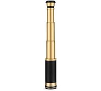 Monocular 25X50 Telescope Monocular BAK4 Portable Low Light Level Night Vision Aluminum Alloy HD Broadband Green Film,Gold