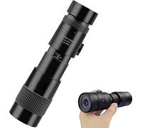 Monocular, 4K 10-300X40mm HD Monocular, Adjustable Super Telephoto Zoom Monocular Prism for Hiking, Fishing, Bird Watching, Travelling