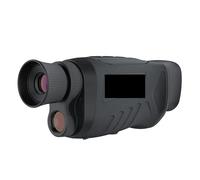 Monocular/Bird Watching/Phone Telescope Digital Night-Vision Monocular 40MP 2.5K Infrared Telescope 984ft Night-Vision Distance 6X Optical Magnification 8X Digital Zoom(Black)