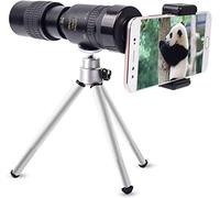 Monocular Cosmic Scope Telescope Handheld for, Monoculars for Adults High Powered with, 10x-30x Zoom Binoculars, Compact with Tripod