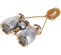 Monocular for Adults High Power Binoculars 4X30 Binoculars, Binoculars Compact for Adults Kids BAK4 Prism Lens Retro Design Metal Frame Telescope with Chain Elegant Design for Women Girls Concert