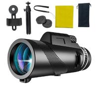 Monocular for Hunting, Monocular for Adults High Powered - Waterproof Adult Telescope with Smartphone Holder - Lightweight Hiking Equipment to Track Animal Observation Landscape