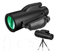 Monocular HD high-Power Telescope with BAK4 Prism FMC Multi-Coated Large Eyepiece and Large Objective Lens is Suitable for a Variety of Outdoor Sports