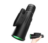 Monocular High Power Zoom Monocular Telescope with Smartphone Adapter and Metal Tripod - BAK4 Prism Monoculars with Clear Images, Suitable for Camping Trips