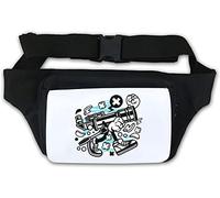 Monocular Let's Look at The Stars Astronomy Waist Bag Fanny Pack White