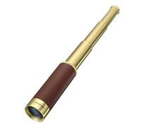 Monocular Mini Vintage Pirate Adjustable Push-Pull Handheld Pocket Telescopic Monocular Optics Telescope for Navigation Sailing