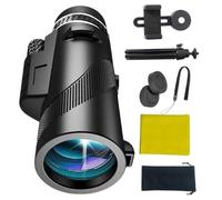 Monocular Star Scope - Portable Telescope with 80x Magnification | Portable Hiking Equipment for Wildlife Monitoring, Animal Observation, Bee Vision