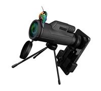 Monocular Telescope 10-12x42 HD Monocular with Smartphone Holder and Tripod Bak-4 Prism for Sightseeing Camping Travel