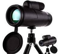 Monocular Telescope,10X42 High Power HD Waterproof BAK4 Monocular with Smartphone Holder Tripod for Hiking/Fishing/Hunting/Bird