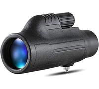 Monocular Telescope, 10x42 Monocular Telescope, HD High Power BAK4 Prism Lens Monocular Compact with Smartphone Adapter Life Waterproof Monocular for Adult Bird Watching Outdoor Travel