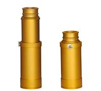 Monocular Telescope, 10X50 NightMetal Super Large Eyepiece HD High Stretch Monocular Telescope Prism for Traveling,Gold