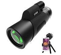 Monocular Telescope, 12×50 HD Nitrogen-filled Waterproof Monocular With Mobile Phone Holder Telescopic Tripod BAK4 Prism Portable Monocular Suitable For Sightseeing Concert Bird Watching