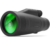 Monocular Telescope, 12x50 Monocular Telescope, HD High Power Life Waterproof Monocular Compact with Smartphone Adapter BAK4 Prism Lens Monocular for Adult Bird Watching Outdoor Travel