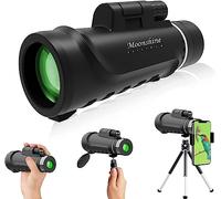 Monocular Telescope 16x52 High-Power Monocular Telescope with Smartphone Tripod, Portable Bag - Ideal for Bird Watching, Hunting, Hiking, Camping - Large Vision