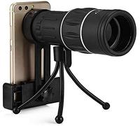 Monocular Telescope 16x52 Monocular Double Focus Zoom Adjustment With Mobile Phone Holder Night Vision Waterproof Monocular Set Telescope