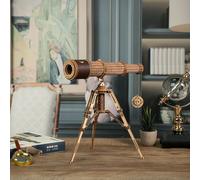 ROKR 3D Wooden Puzzles Monocular Telescope Model Building DIY Science Kit Birthday Gift for Adults and Teens Cool Display Item