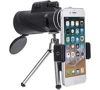 Monocular Telescope 40x60 HD Zoom Night Mobile Phone Monocular Telescope With Mini Tripod Eyepiece Handheld Objective Lens With Phone Clip