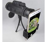 Monocular Telescope, 40X60 High Power BAK4 Prism Waterproof HD Telescope,Waterproof Fogproof Monocular with Smartphone Holder & Tripod,Fully Multi Coated Optical Glass Lens,