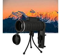 Monocular Telescope, 40X60 Wide Angle Hd Night Vision Prism Scope With Compass Phone Clip Tripod Outdoor Portable Telescope -