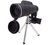 Monocular Telescope 40x60 Zoom Optical Zoom High Power Monocular Outdoor Telescope with Smartphone Adapter Tripod Suit for Hiking Camping Bird Watching