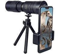 Monocular Telescope 4K 10-300X40Mm Zoom Monocular Binoculars Pocket Telescope Supports Smartphone to Take Pictures B