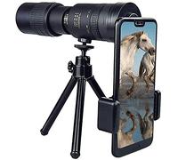 Monocular Telescope 4K 10-300X40Mm Zoom Monocular Binoculars Pocket Telescope Supports Smartphone to Take Pictures B