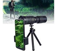 Monocular Telescope 4K 10-30X30mm Zoom Monocular Telescope, BAK4 High Power HD Monocular With Smartphone Holder & Tripod for Adult Bird Watching Outdoor Travel Sightseeing