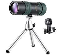 Monocular Telescope, 8-24x30 Monocular Telescope, Zoom Telescopic Monocular Telescope Portable BAK4 Prism Lens with Smartphone Adapter and Tripod for Adult Bird Watching Outdoor Travel