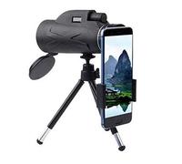 Monocular Telescope, 80X100 High Definition Monocular Telescope, High Power Monocular Scope with Smartphone Holder and Tripod, Waterproof and Fog-proof Monoculars - for Concert Traveling