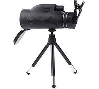 Monocular Telescope, 80X100 High Power&HD Monocular with Prism, Simple Mobile Phone Clip + Aluminum Alloy Telescopic Bracket good