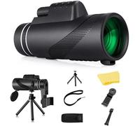 Monocular Telescope, 80x100 Monocular Telescope with Low Range High Power Monocular for Bird Watching, Wildlife Watching, Hiking, Stargazing