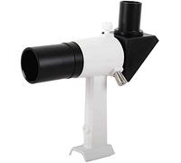 Monocular Telescope, 90° Astronomical Telescope Eyepiece Finderscope Plastic with Dust Cap Black 6X30 Lightweight for Specific Area Observation